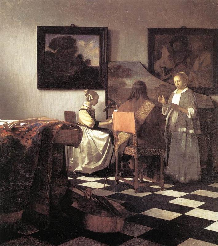 VERMEER VAN DELFT, Jan The Concert e tr